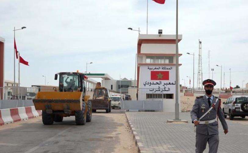 Activistas saharauis bloquean el paso del Guerguerat, principal carretera de conexión con Mauritania