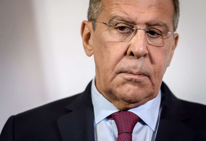 El ministro de Asuntos Exteriores de Rusia, Serguei Lavrov AFP/FABRICE COFFRINI