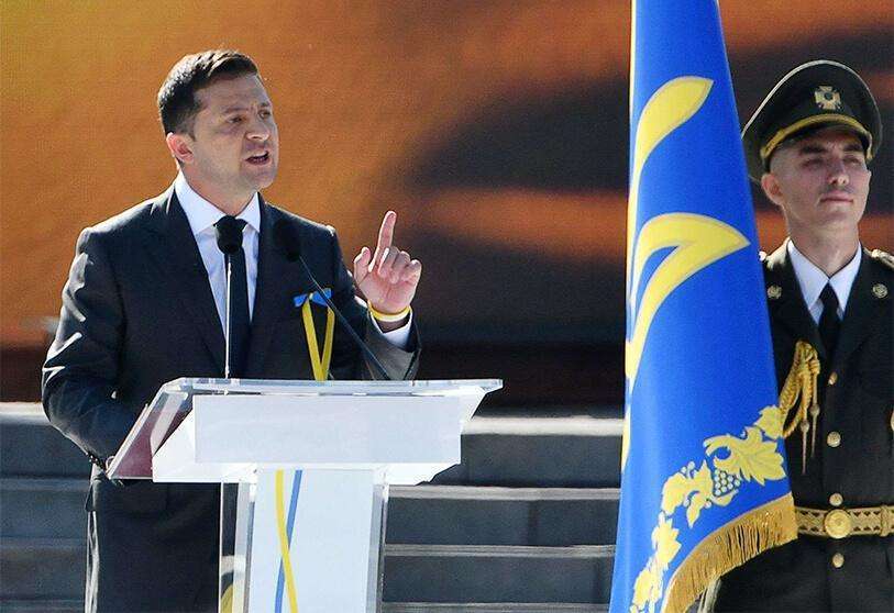 AFP/GENYA SAVILOV - El presidente ucraniano Volodymyr Zelensky